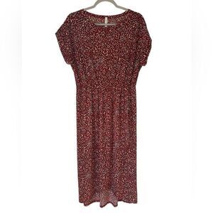 Boutique Floral Printed Wrap Style Dress Size Womens Large